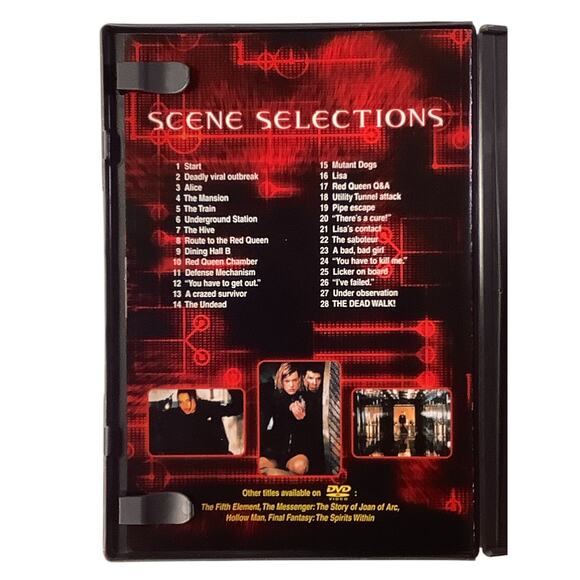 Resident Evil (Special Edition) [DVD 2002] Action, Sci-Fi, Horror, Thriller, EUC - Picture 2 of 5